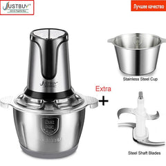 Stainless Steel 2-Speed Electric Meat Grinder