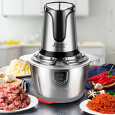 Stainless Steel 2-Speed Electric Meat Grinder