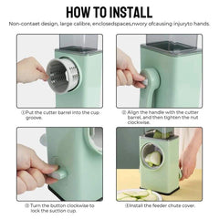 4 in 1 Multifunctional Vegetable Cutter